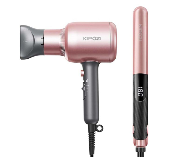 KIPOZI Suszarka i prostownica do włosów Kipozi QL-5917+ KP-6608 - 1038200 - zdjęcie